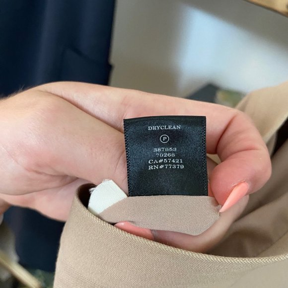 Ann Taylor Tan Pencil Skirt - Picture 5 of 8